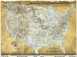 map Lewis and Clark Expedition, 1804 1806  