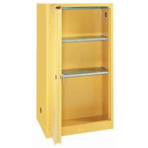 Lyon 225461 Flammable Liquid Storage Cabinet with 2 Shelves and Bifold 