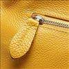 Light Orange DUDU Italy Womens Genuine Leather Handbag Tote Shoulder 