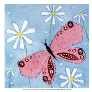  Daisies and butterflies I   mini Poster by Liz Clay (13.00 