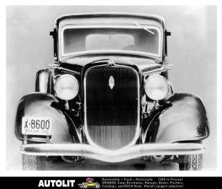 1934 Plymouth DeLuxe Factory Photo  
