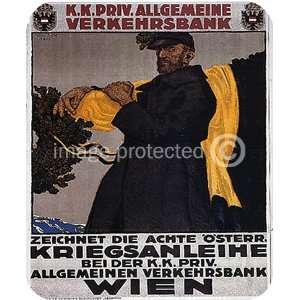  Vintage German WW1 Military Propaganda Zeichnet MOUSE PAD 