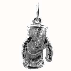   Jewellery Workshops Silver 14x11mm solid Boxing Glove charm Jewelry