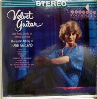 HANK GARLAND velvet guitar LP vinyl HS 11028 VG+ 1960  