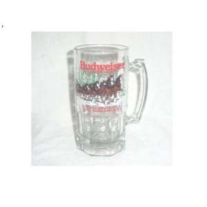  Huge Glass Budweiser Clydesdale Mug 