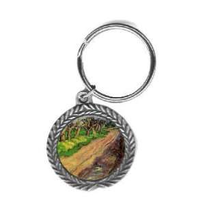  Pollard Willows By Vincent Van Gogh Pewter Key Chain 