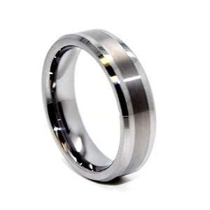   Satin Center Fashion Band Wedding Ring Engagement Band Size 9 Jewelry