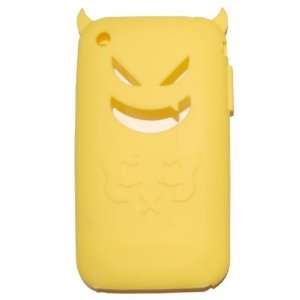 KingCase Ipod Touch 2G 3G Soft Silicone Devil Case (Yellow) 8GB, 16GB 