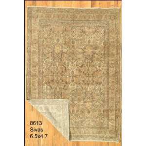    4x6 Hand Knotted Sivas Turkey Rug   48x65