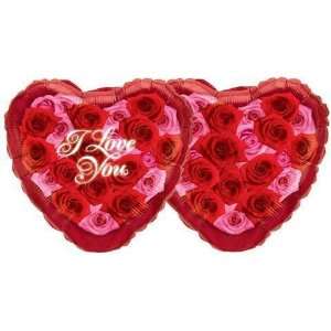  Love Balloons   18 I Love You Heart Of Roses Toys & Games