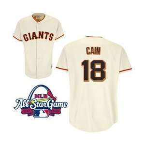  San Francisco Giants Replica Matt Cain Home Jersey w/2009 