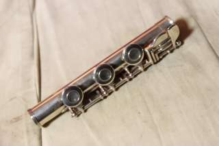 Yamaha YFL 461H Solid Silver Flute Offset G B Foot WOW  