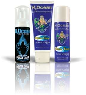 protect your new tattoo 1 step 3 tattoo foam designed to moisturize 