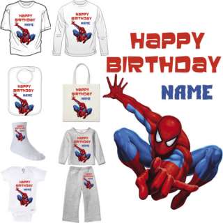 Spiderman Personalized Party Favor T Shirt  