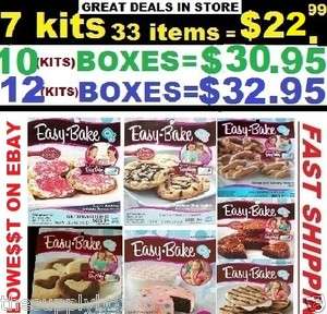 ANY 5 EASY BAKE OVEN MIXES CAKE COOKIES PRETZELS BROWNIE FACTORY 