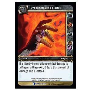  Dragonslayers Signet   Onyxias Lair Raid Deck   Rare 