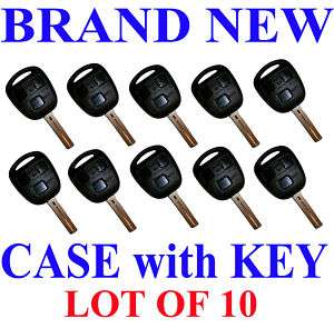 LOT OF 10 LEXUS REMOTE KEY FOB CASE SHELL NEW  