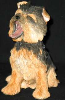 COUNTRY ARTISTS SWEET YORKIE PUPPY YAWNING, PLS LOOK  