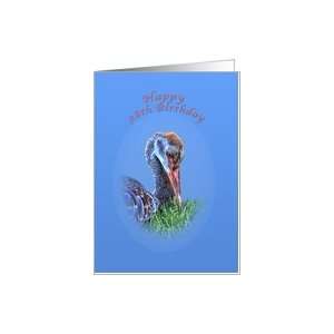  98th Birthday Card with Sandhill Crane Bird Card Toys 
