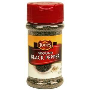 Tones Pepper, Black Ground, 1.62 Ounce Grocery & Gourmet Food