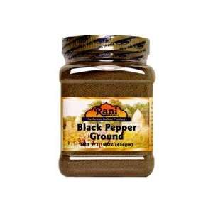 Rani Black Pepper Ground 16Oz  Grocery & Gourmet Food