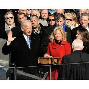  Vice President Joe Biden Oath of Office 8x10 Silver Halide 