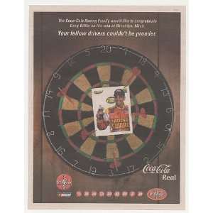  2004 NASCAR Greg Biffle Brooklyn Win Coca Cola Print Ad 