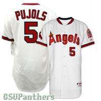   Pujols 1985 Authentic California Angels Home Jersey SZ (40 52)  