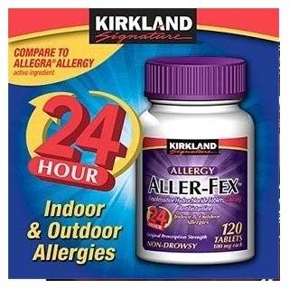  Allegra Allergy 24 Hour Relief (180 mg), 5 tablets 