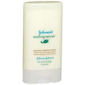  Johnsons Soothing Naturals Soothe & Protect Balm , 0.5 oz 