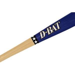  D Bat Pro Cut A27 Two Tone Baseball Bats UNFINISHED/ROYAL 
