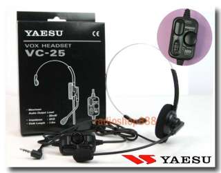 VC 25 VOX headset for Yaesu VX 2R VX 5R VX 150 FT 60  