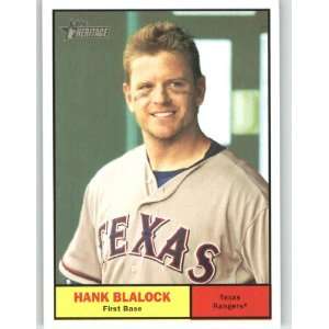  2010 Topps Heritage #449 Hank Blalock   Texas Rangers 