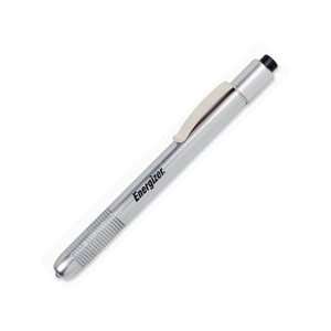   Pen Light,6 Lumens,Uses 2 AAA Batteries,Silver Qty6