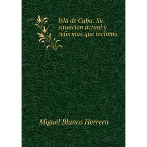   situacion actual y reformas que reclama Miguel Blanco Herrero Books