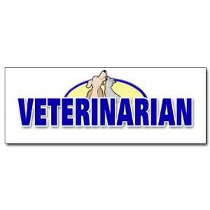  12 VETERINARIAN DECAL sticker vet animal hospital new 