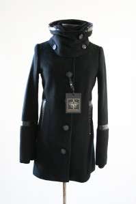 NWT 2011 Fall/Winter Mackage Blk Edna Hooded Coat XXS aritzia  