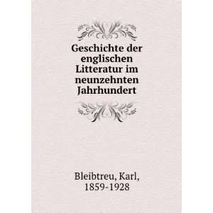   im neunzehnten Jahrhundert Karl, 1859 1928 Bleibtreu Books