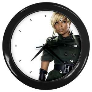  Mary J Blige Wall Clock (Black)