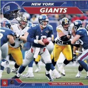 New York Giants 2006 Team Wall Calendar