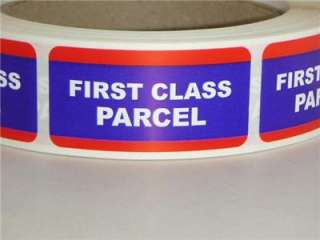 FIRST CLASS PARCEL USPS Stickers Labels 250/rl  