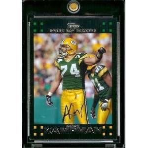 2007 Topps Football # 261 Aaron Kampman   Green Bay Packers   NFL 