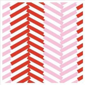   Stretched Wall Art Size 18 x 18, Color Pink Red
