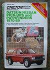 Chiltons Datsun Nissan Pick up Pathfinder Repair Manual