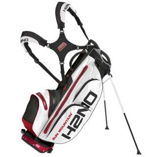  Mountain 2012 H2NO Waterproof Stand Golf Bag   Black/White/Red  