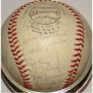    1975 Chicago Cubs Team 29 SIGNED Feeney Baseball