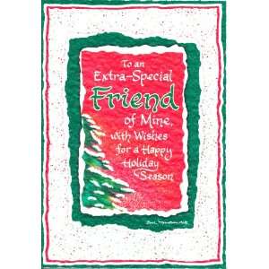 Blue Mountain Arts Greeting Card Christmas to an Extra Special Friend 