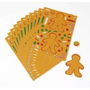 Make A Gingerbread Man Stickers   Stickers & Labels & Sticker Scenes