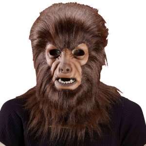   Monster Collectors Edition Wolfman Adult Mask / Brown   One Size