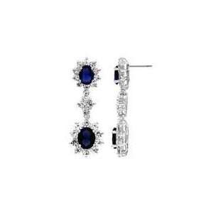  Sumikos Elegant Dangle CZ Earrings   Sapphire Everything 